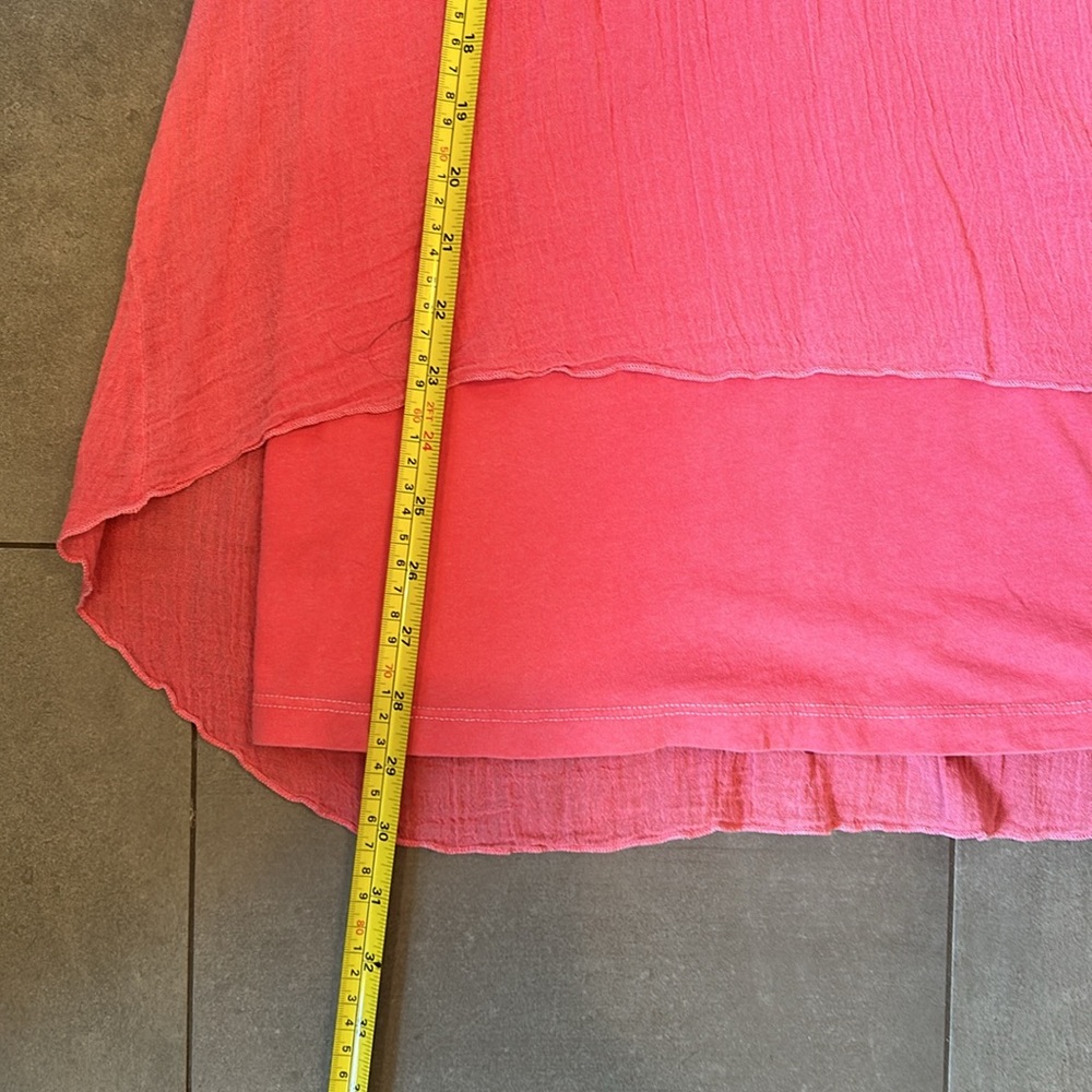 Velvet Long Pink Tank Top - Picture 5 of 13